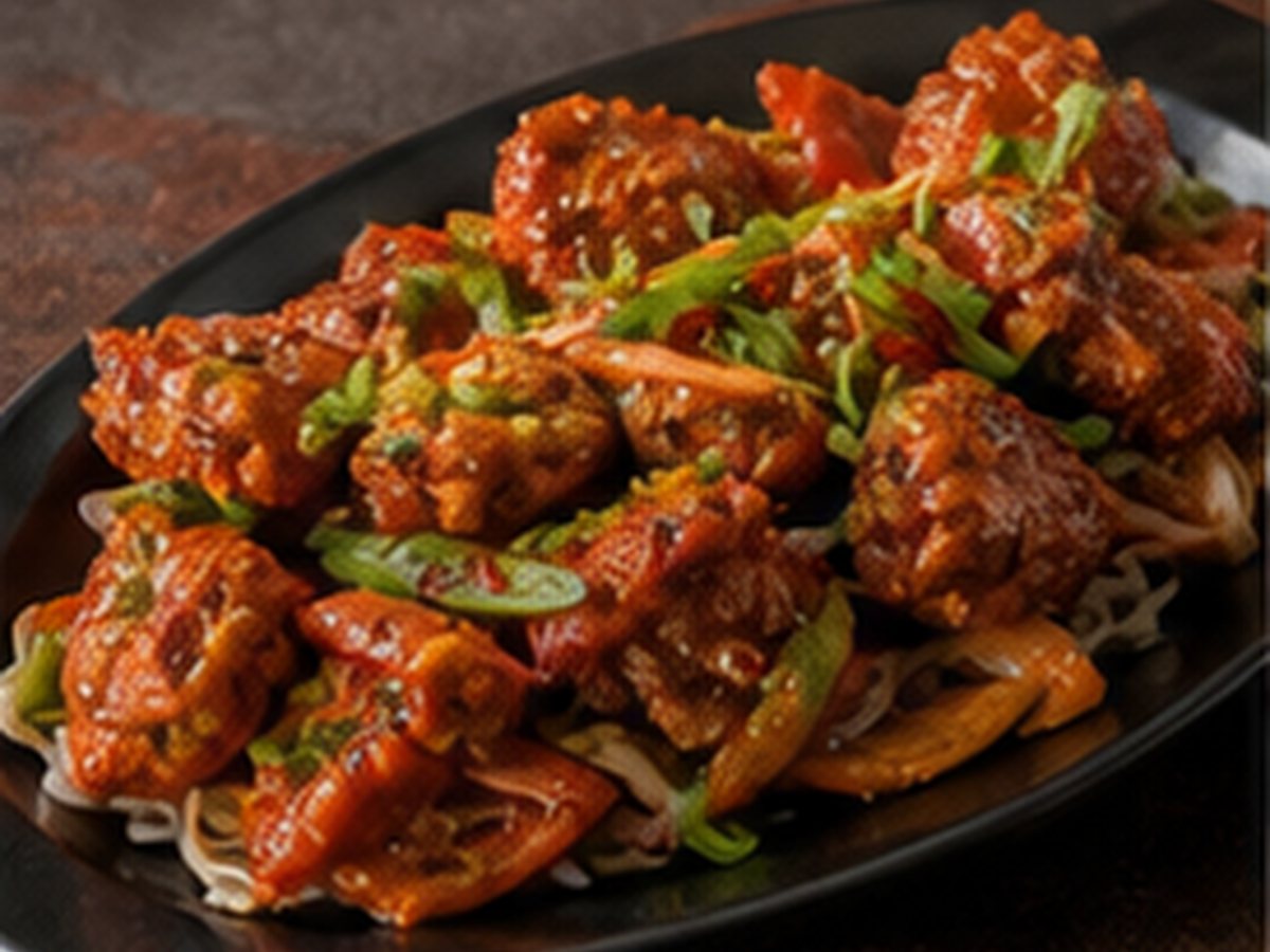 Hakka chicken starters at Masala Tandoor Waterloo