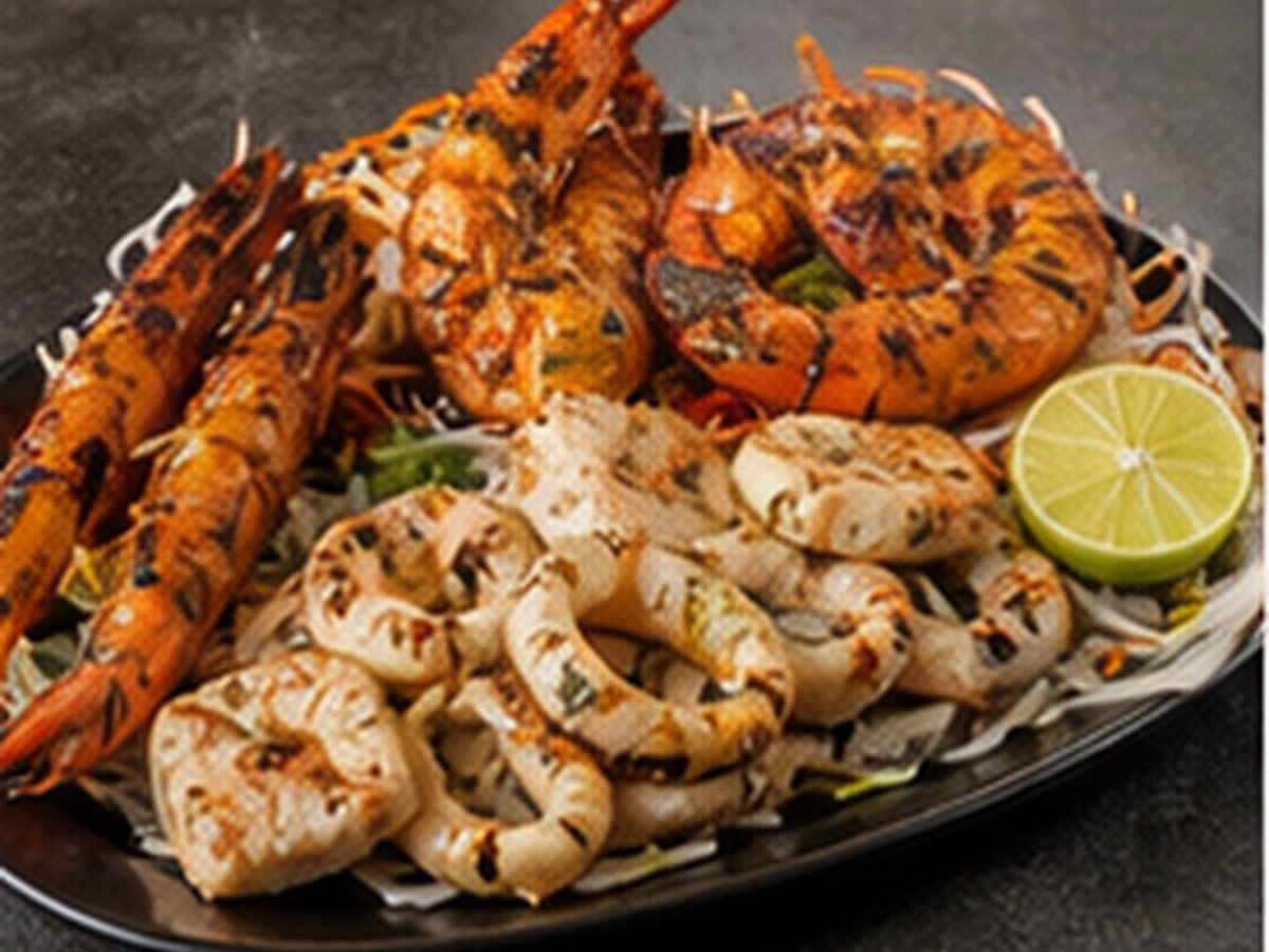 Seafood starters at Masala Tandoor