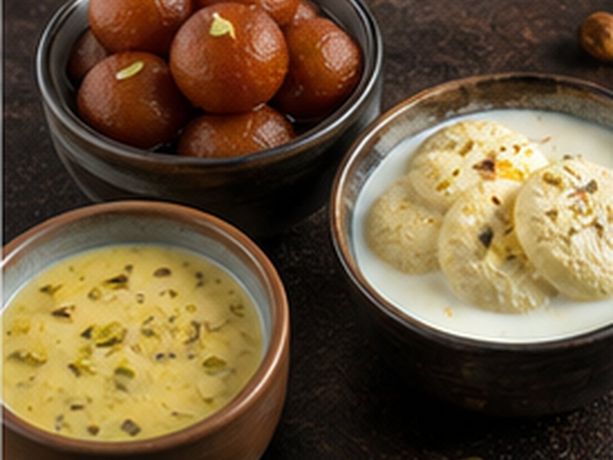 Indian desserts at Masala Tandoor